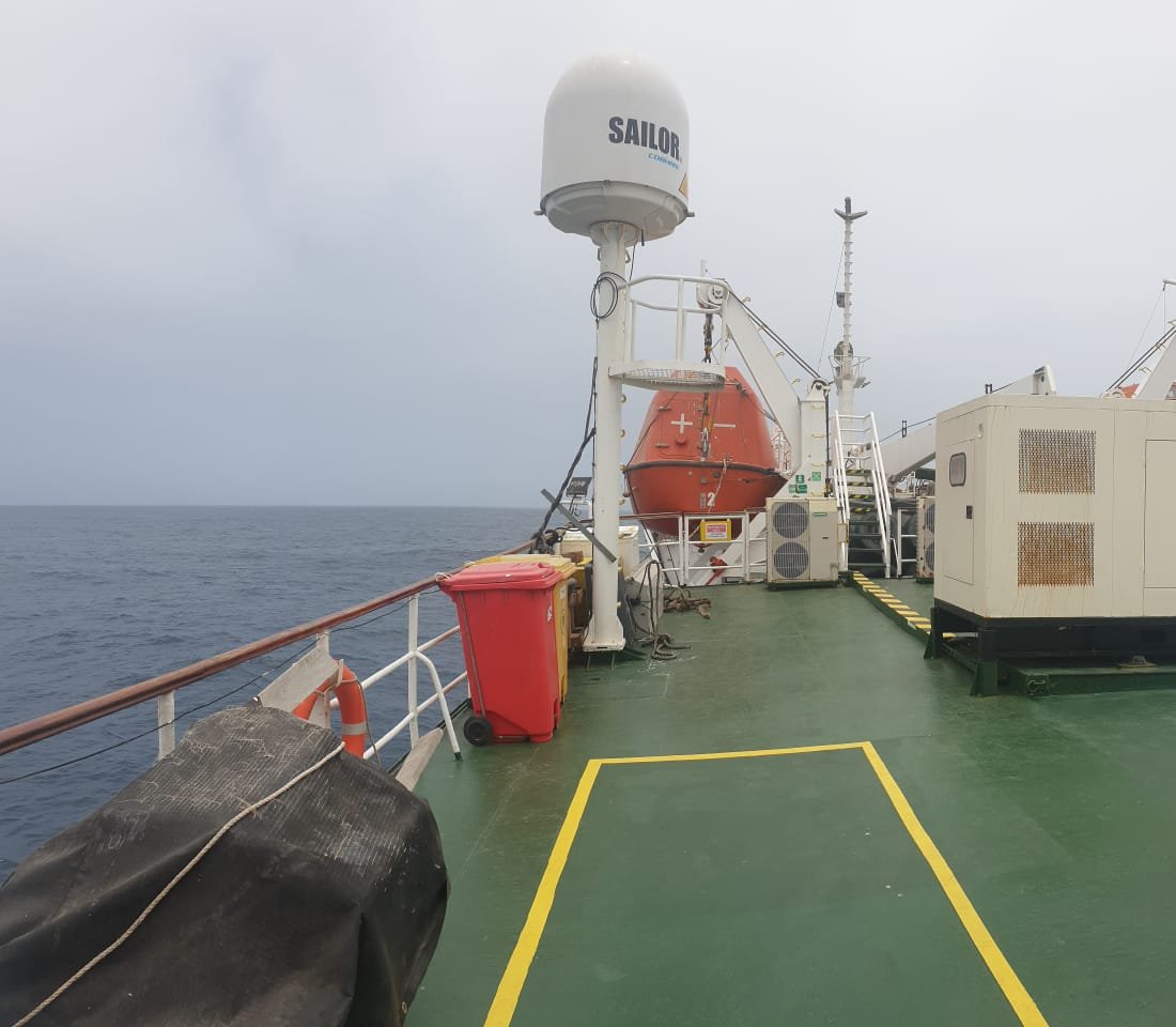 Inmarsat satellite system installation and activation on vessel